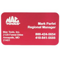 Red Metal Business Card